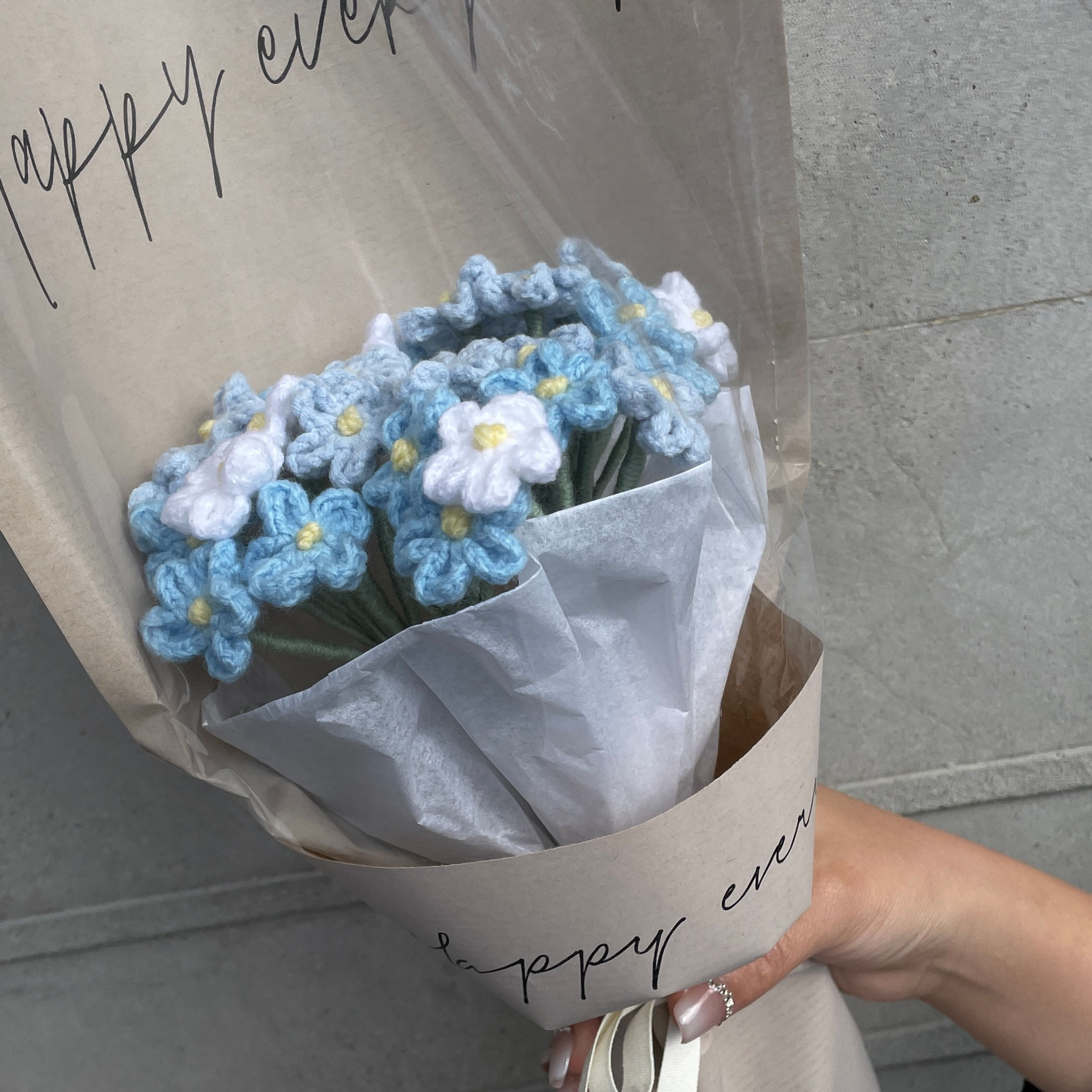 Blue Myosotis Bouquet