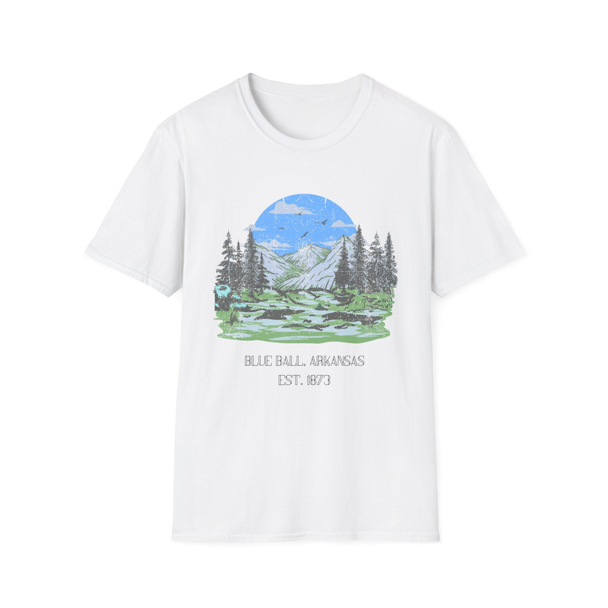 Blue Ball Arkansas T Shirt 
