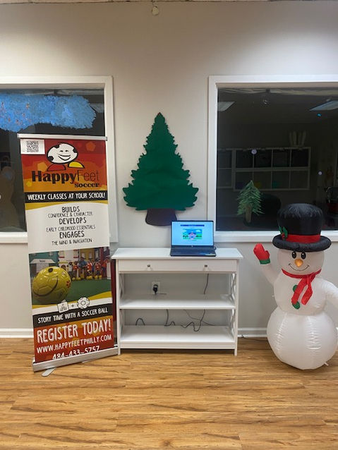 christmas decor in malvern academy