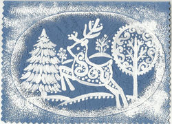 МАДОУ гНВ ДС №77 Эрудит, Агафонова Алиса 6 лет старшая гр, Олень зимой руководитель Кочеткова Наталь