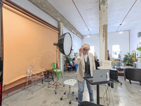 a time lapse of a 2 hour long portrait session