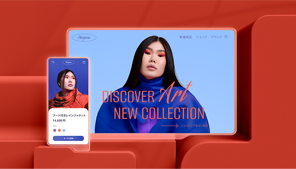Wix Eコマースを徹底解説、ネットショップのモックアップ