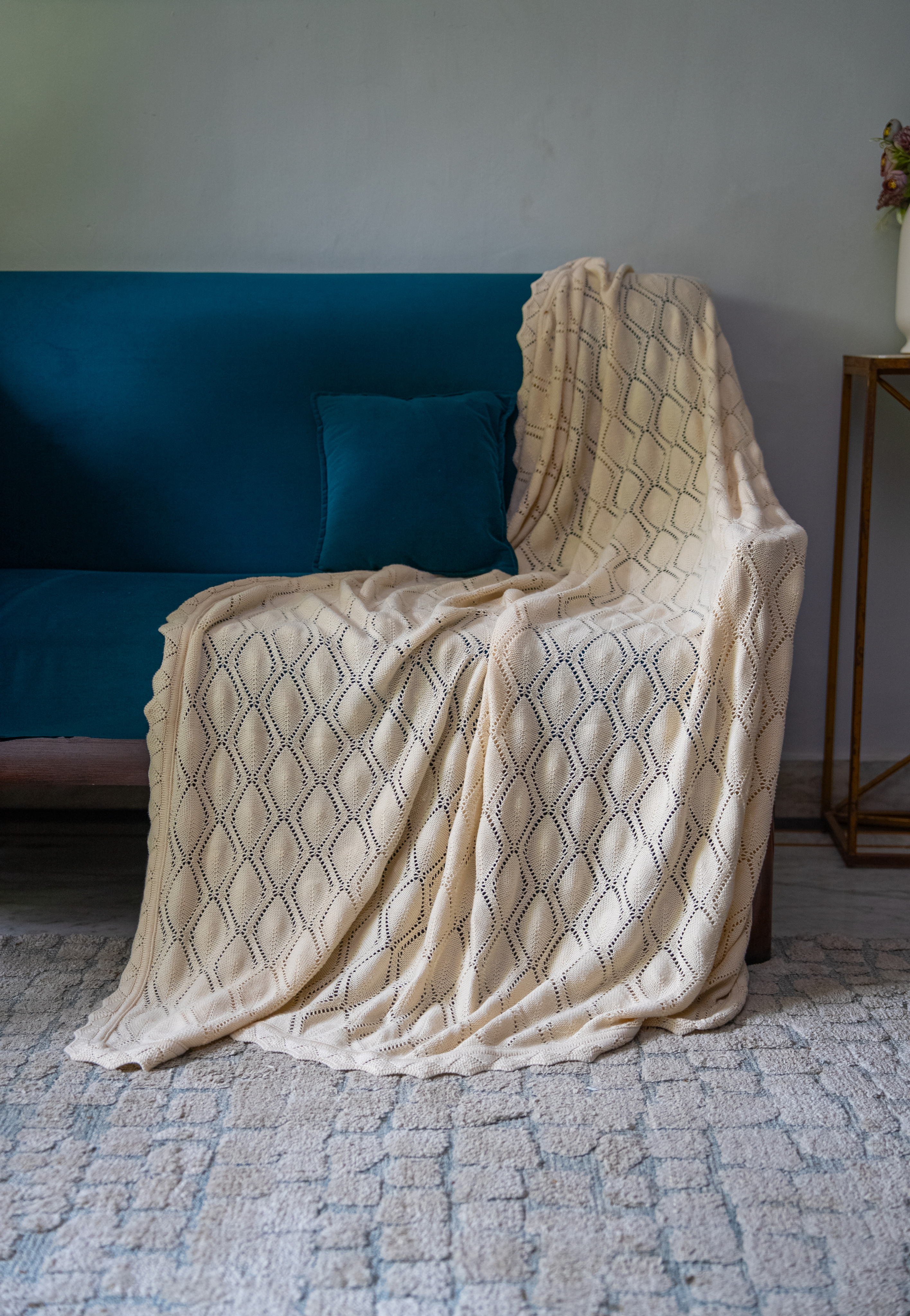 Beige Throws