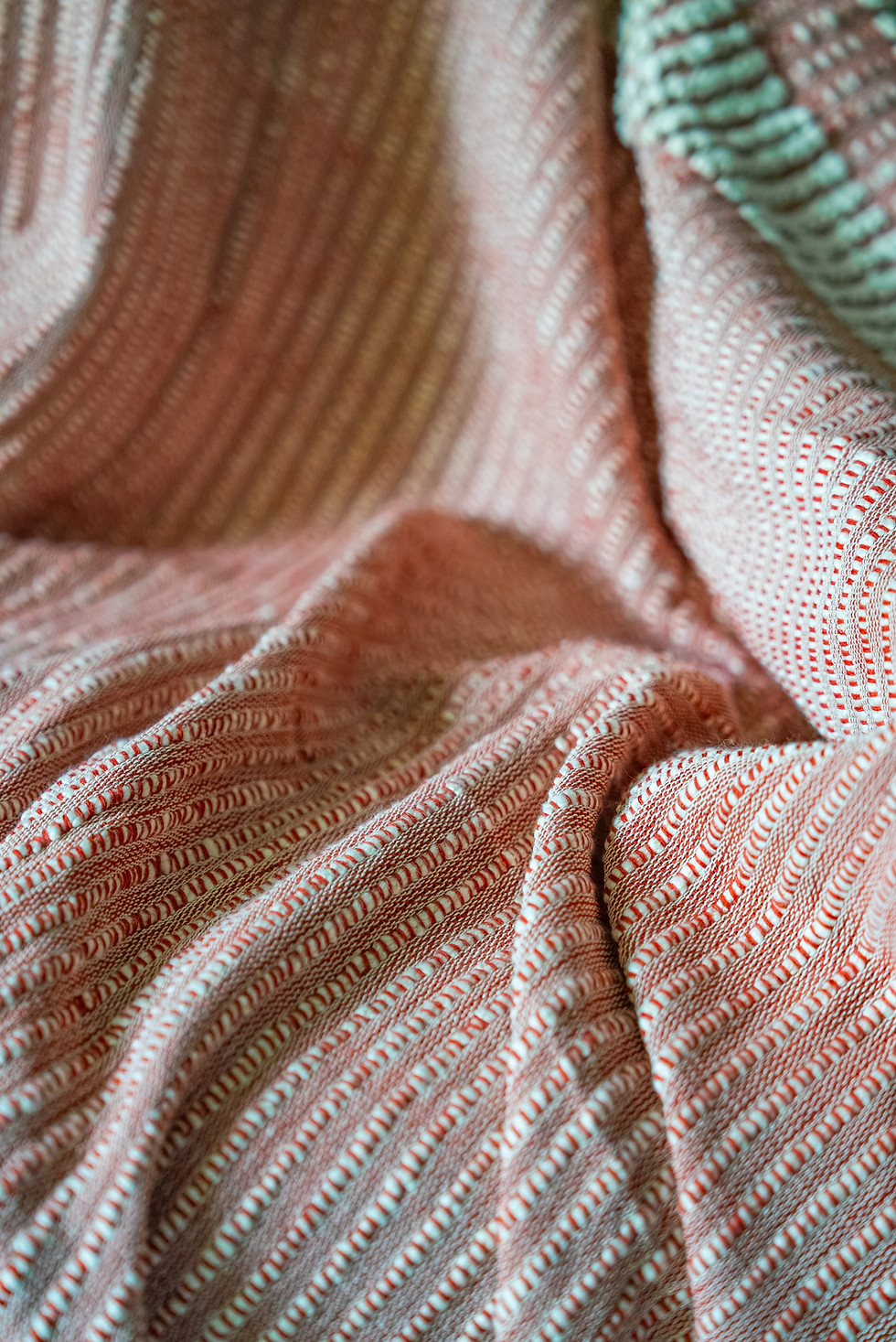 Thumbnail: Pink Handmade Cotton Throw