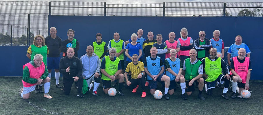 When Walking Football Takes Priority Over Rain! 