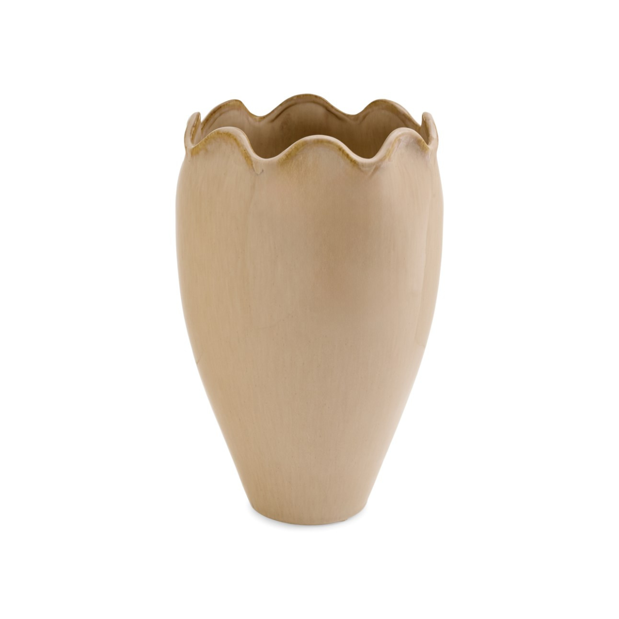 Vase with Ruffle Border