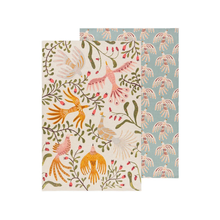 Plume Linen Cotton Dishtowels | Set of 2