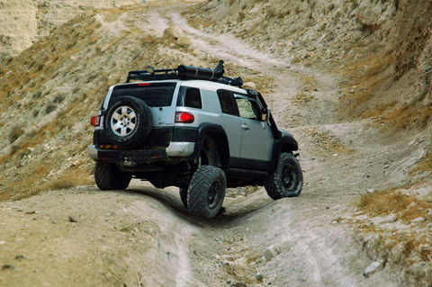Desert off-road driving