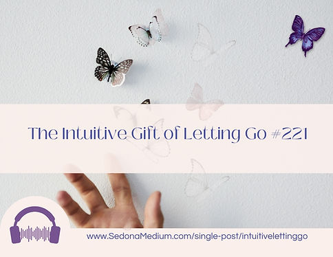 letting go, releasing control, intuitive gift of letting go