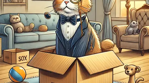 Les cartons : pourquoi les chats en raffolent-ils tant ?