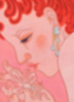 迷彩 camo 2025紙本設色、墨、礦物顏料、金屬泥Ink and colors on paper, mineral pigments, metallic pigment L10