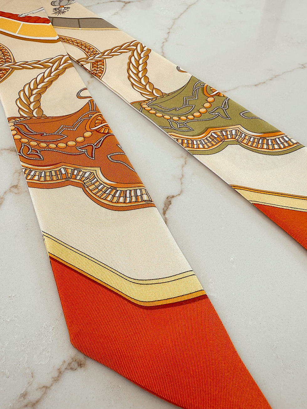Thumbnail: Soleil Silk Twilly | Mediterranean Citrus