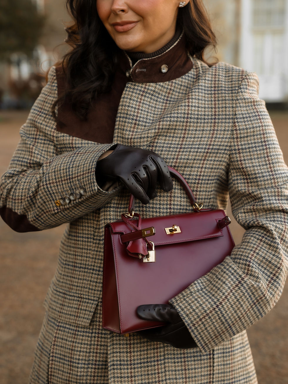 Thumbnail: Margot Leather Handbag | Rouge
