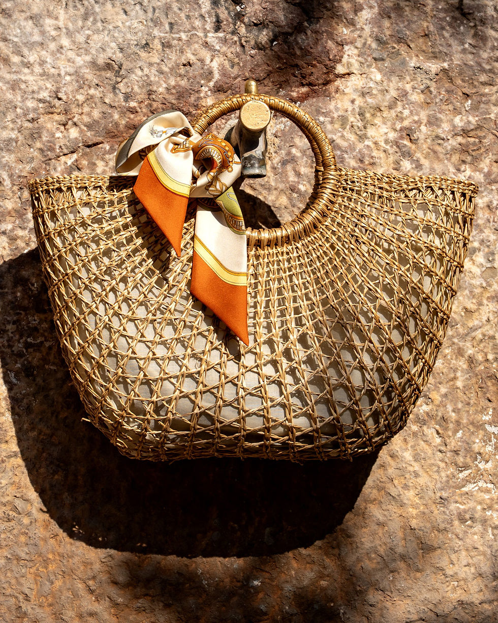 Thumbnail: Soleil Silk Twilly | Mediterranean Citrus