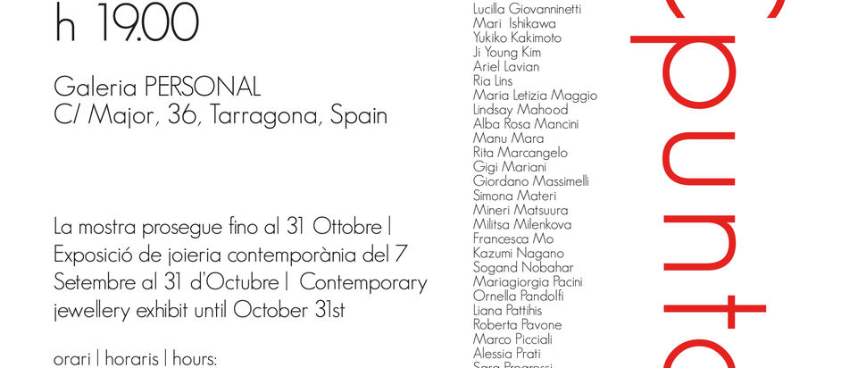 AGCpunto24 at Personal Joieria & Galeria d'Art