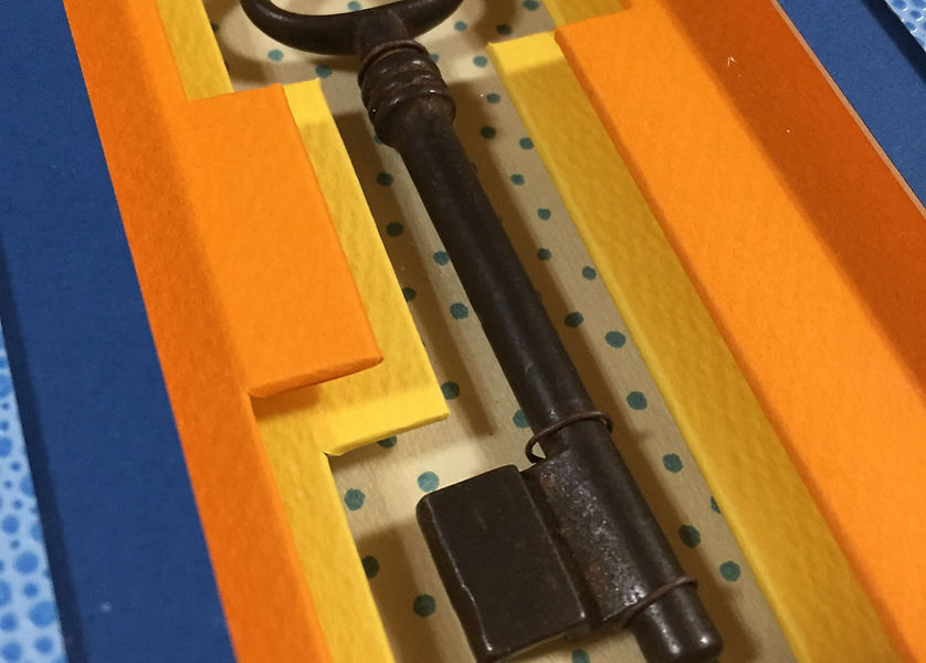 Mixed media art by Yukiko Kakimoto