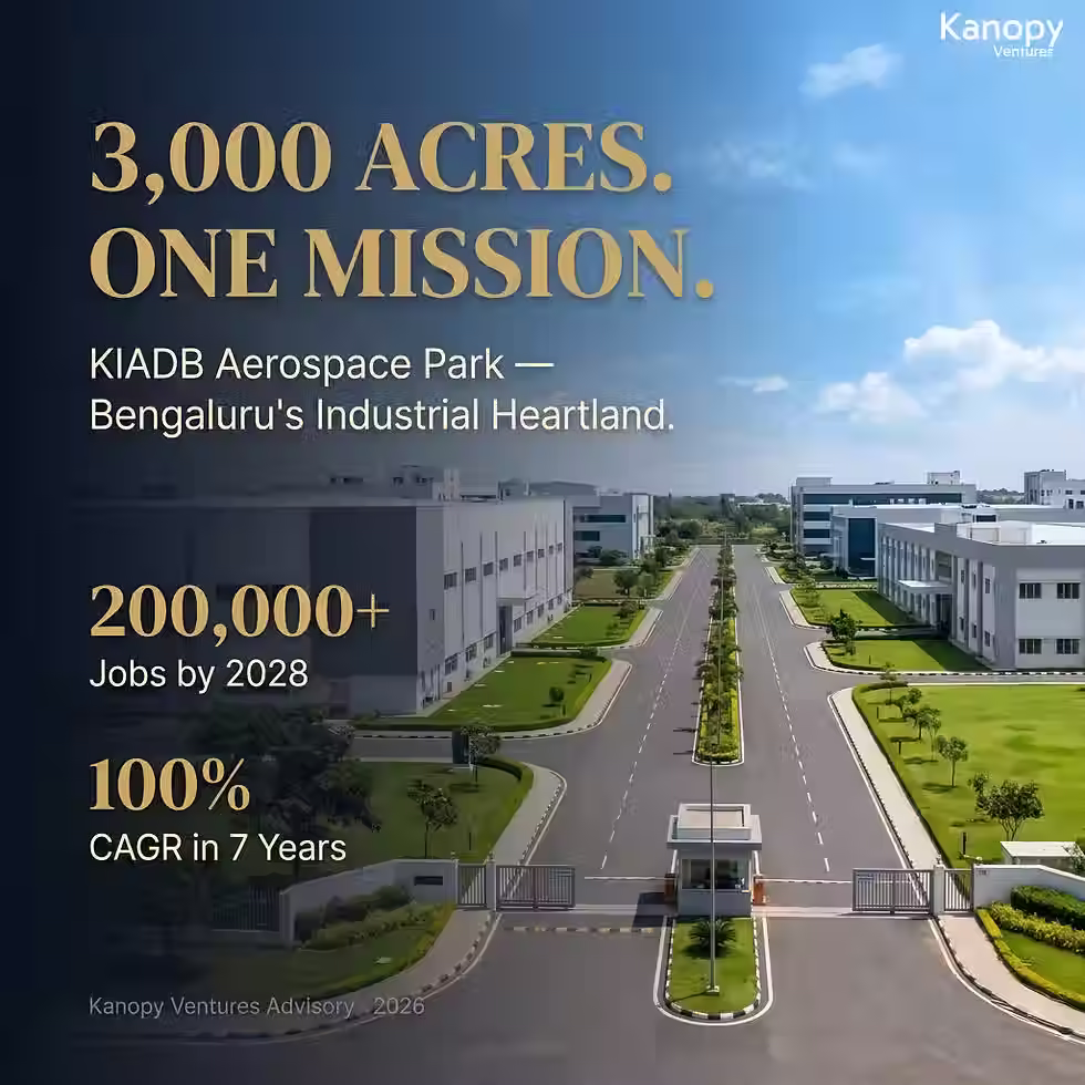 KIADB Aerospace Park Devanahalli industrial campus Bagalur Road Bengaluru aerospace manufacturing hub SEZ