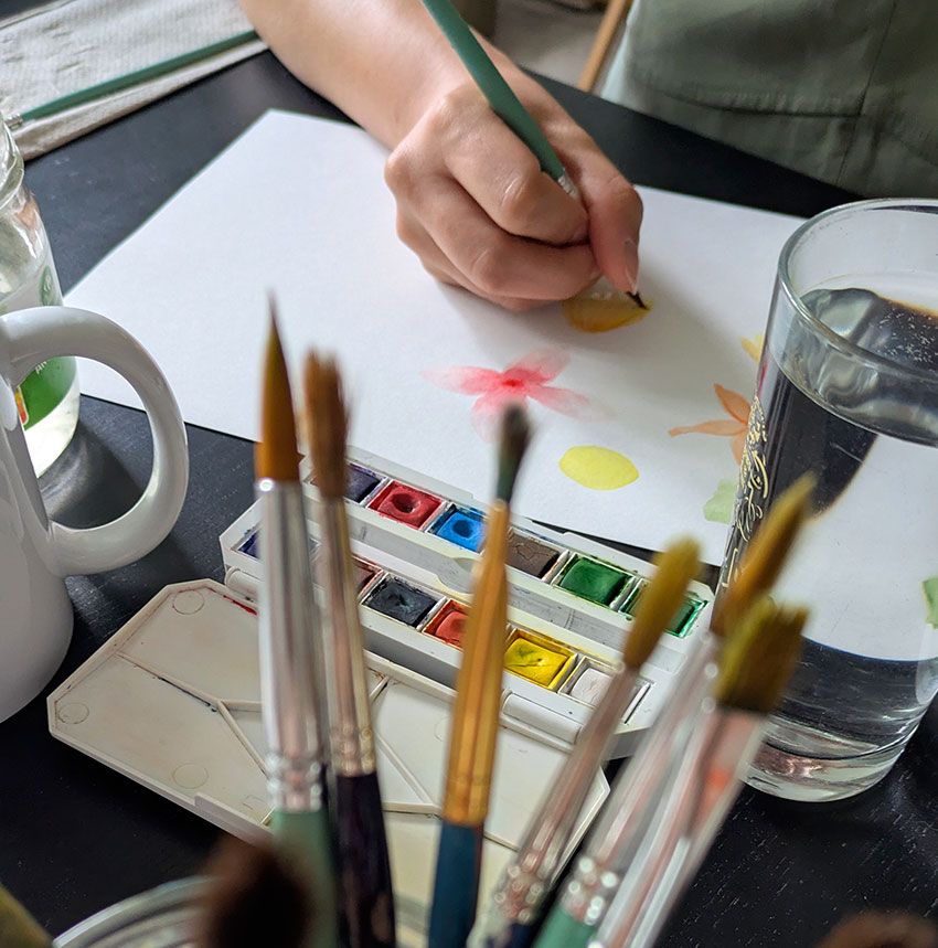 Atelier découverte et apprentissage de l'aquarelle samedi 25 avril 2026