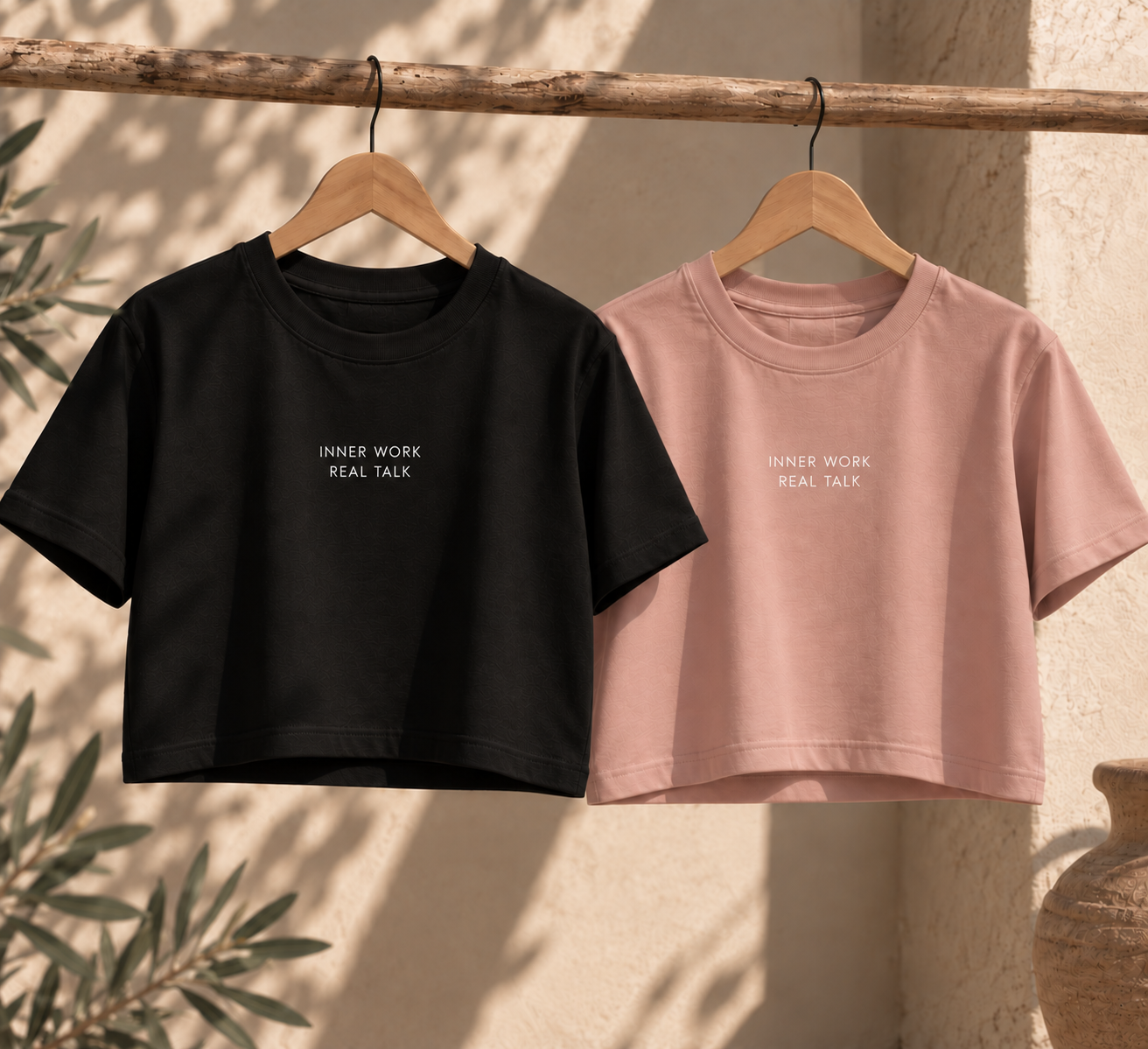 Inner Work × Real Talk – Cropped Tee