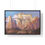 Thumbnail: WEST TEMPLE OF ZION / Framed Print, 3 Sizes, Painting by Josh Baird