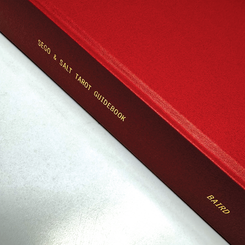 Thumbnail: SEGO & SALT TAROT GUIDEBOOK / Premium, Full color, Hardcover linen, Dust jacket