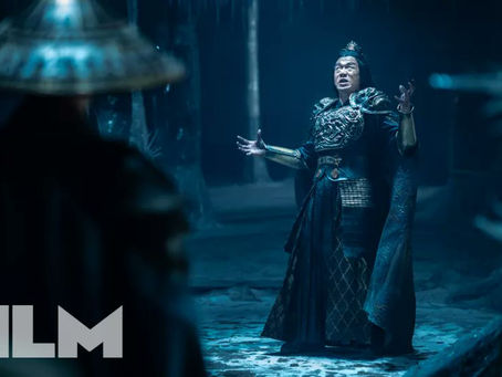 Shang Tsung i Raiden naprzeciw siebie - zdjęcie z Mortal Kombat