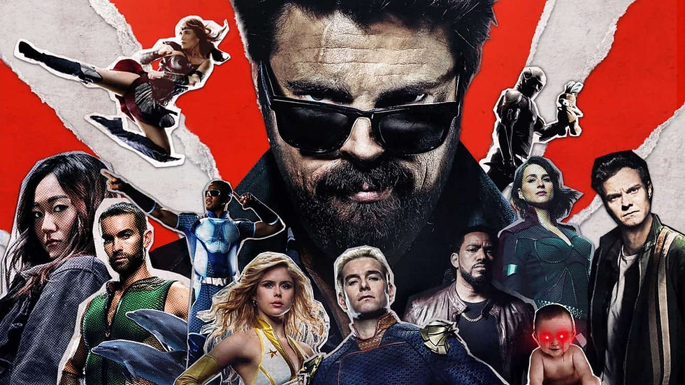 "The Boys" imprezują na planie