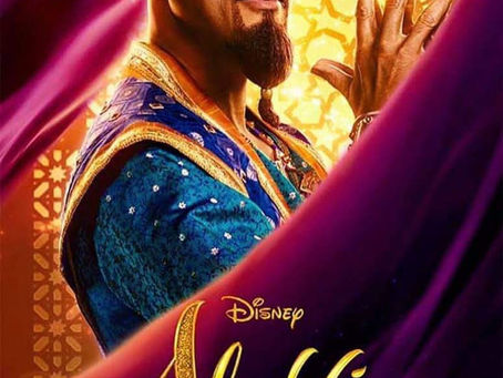 Bohaterowie Aladyna na swych własnych plakatach