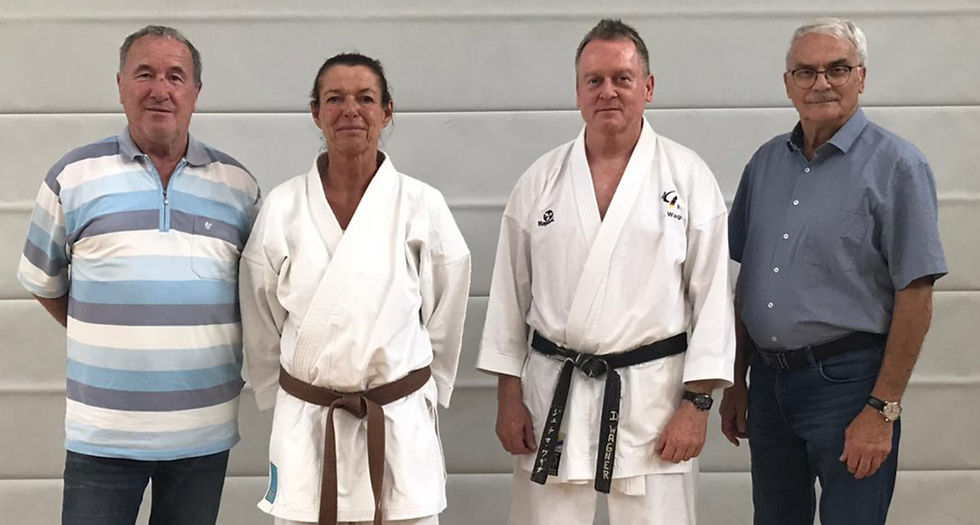 Wolfgang Wacker, Waltraud Hoefele, Dr. Dietmar Wagner und Roland Lowinger