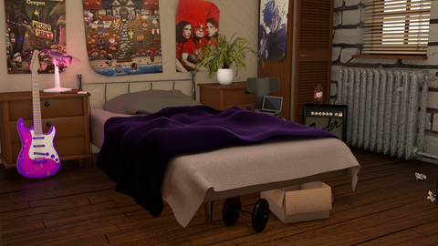 Realistic Indoor Bedroom