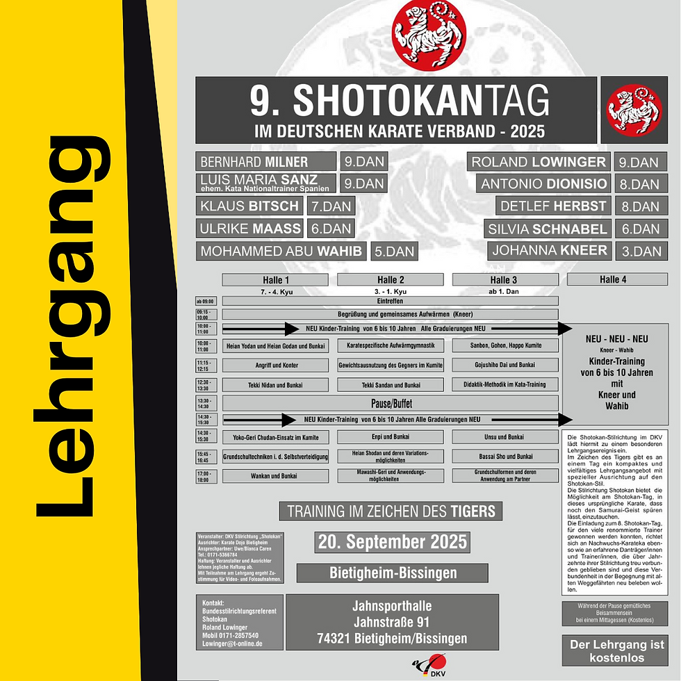 DKV-Shotokan-Tag in Bietigheim-Bissingen