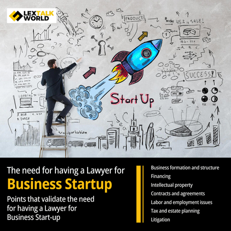 The need for having a Lawyer for Business Startup