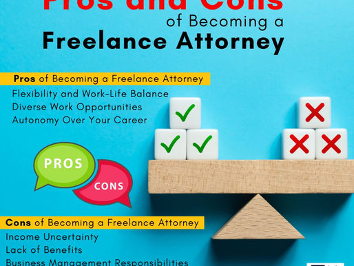 All about the Pros and Cons of Becoming a Freelance Attorney