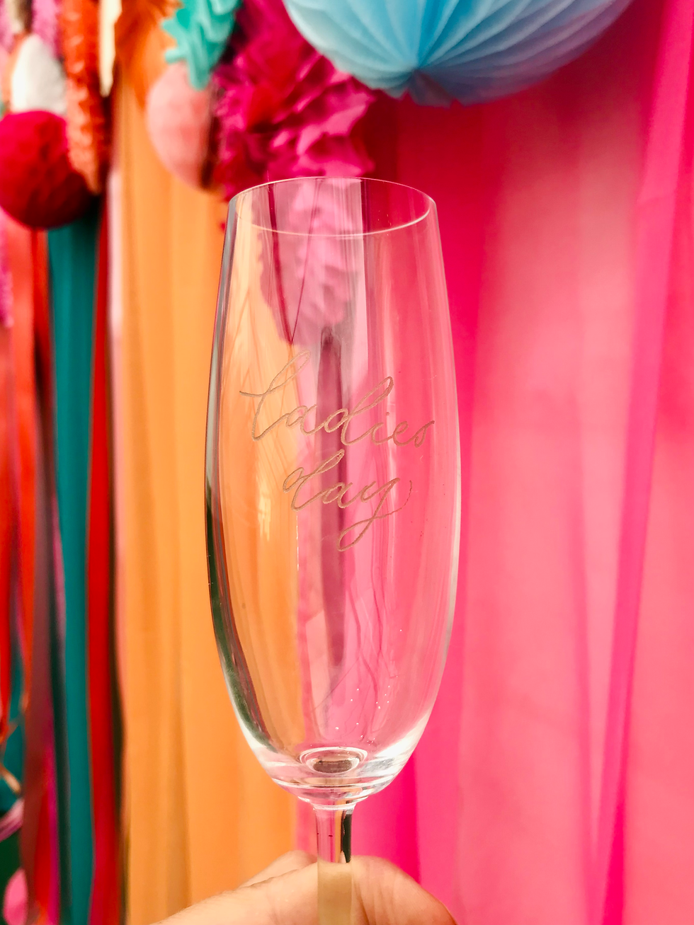Thumbnail: Engraved Prosecco Glass