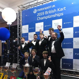 British Kart Championship Awards Stage Design