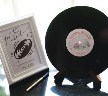 wedding vinyl guestbook aberdeen