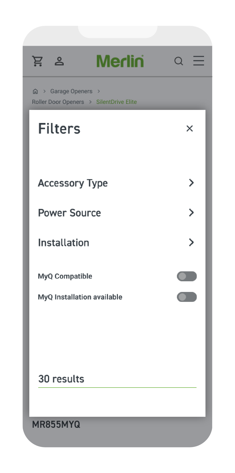 Filter - Mobile