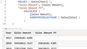 Understanding how Time Intelligence functions are evaluated in Row Context