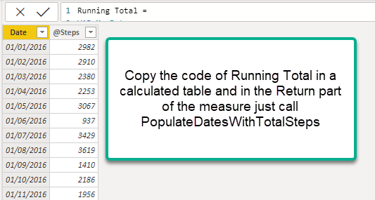 r/PowerBI - DAX: Calculate Running Total for Past N Days, excluding the days that do not match criteria.