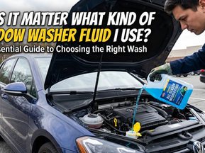 Does It Matter What Kind of Window Washer Fluid I Use?