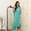 Thumbnail: Aarya Sky Blue Printed Cotton Kurta Set
