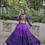 Thumbnail: Rupali Purple printed chaniya choli