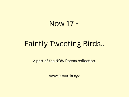 Now 17 - Faintly Tweeting Birds.