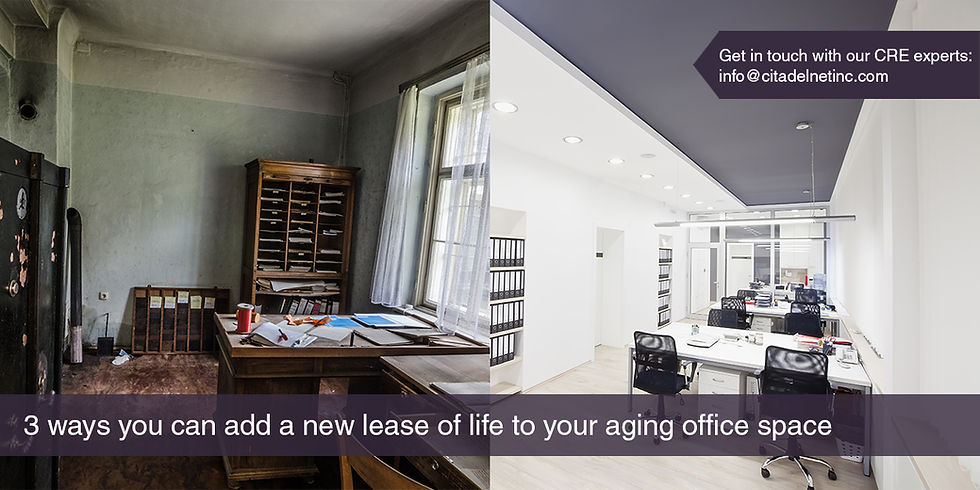 3 Ways you can Add a New Lease of Life to your Aging Office Space