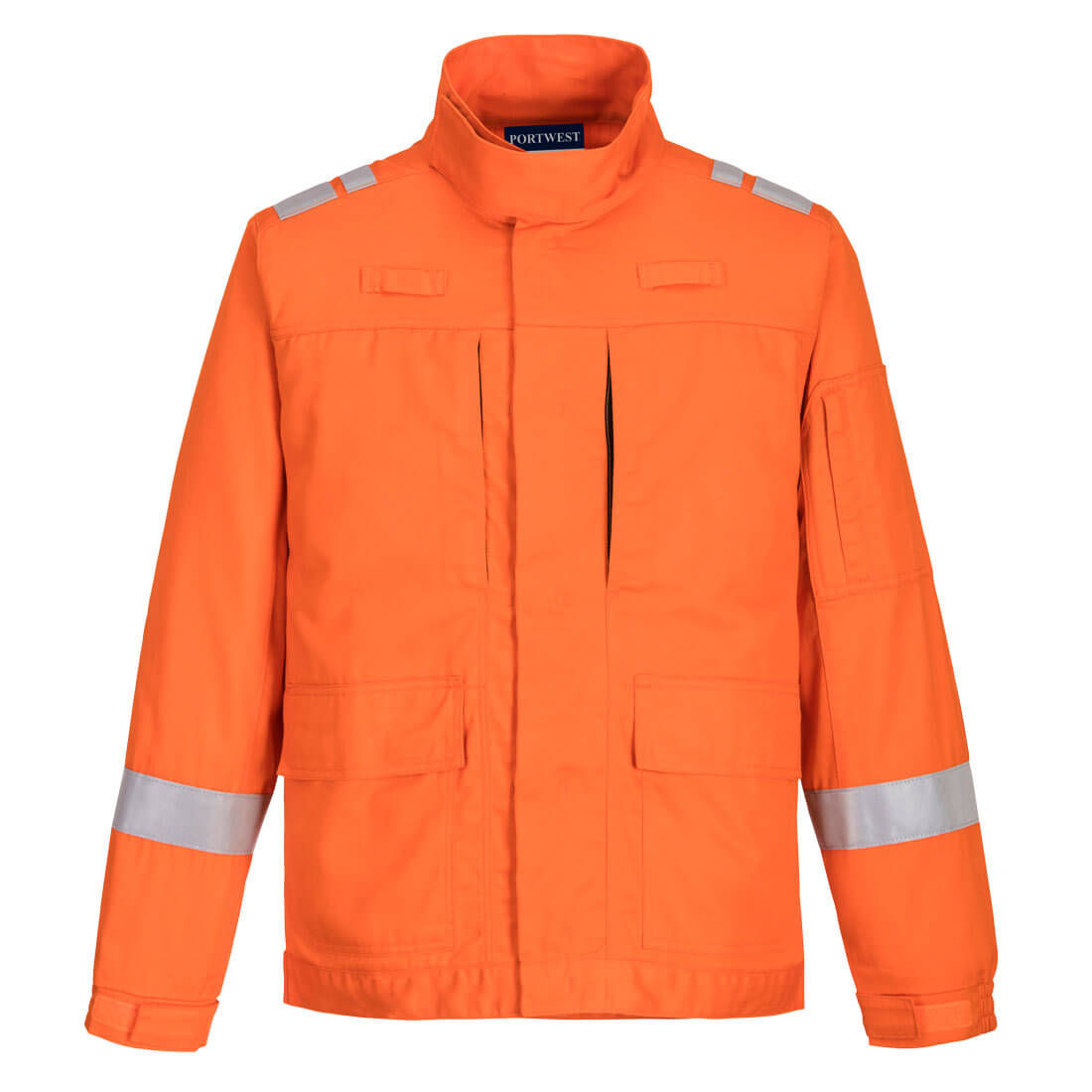 FR601 - Bizflame Work Lightweight Stretch Panelled FR Jacket Orange