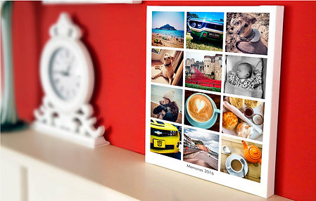 collection of photos phone tablet usb stick canvas print standard print any size up to A1