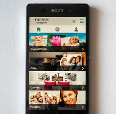 Sony phone fujifilm imagine app