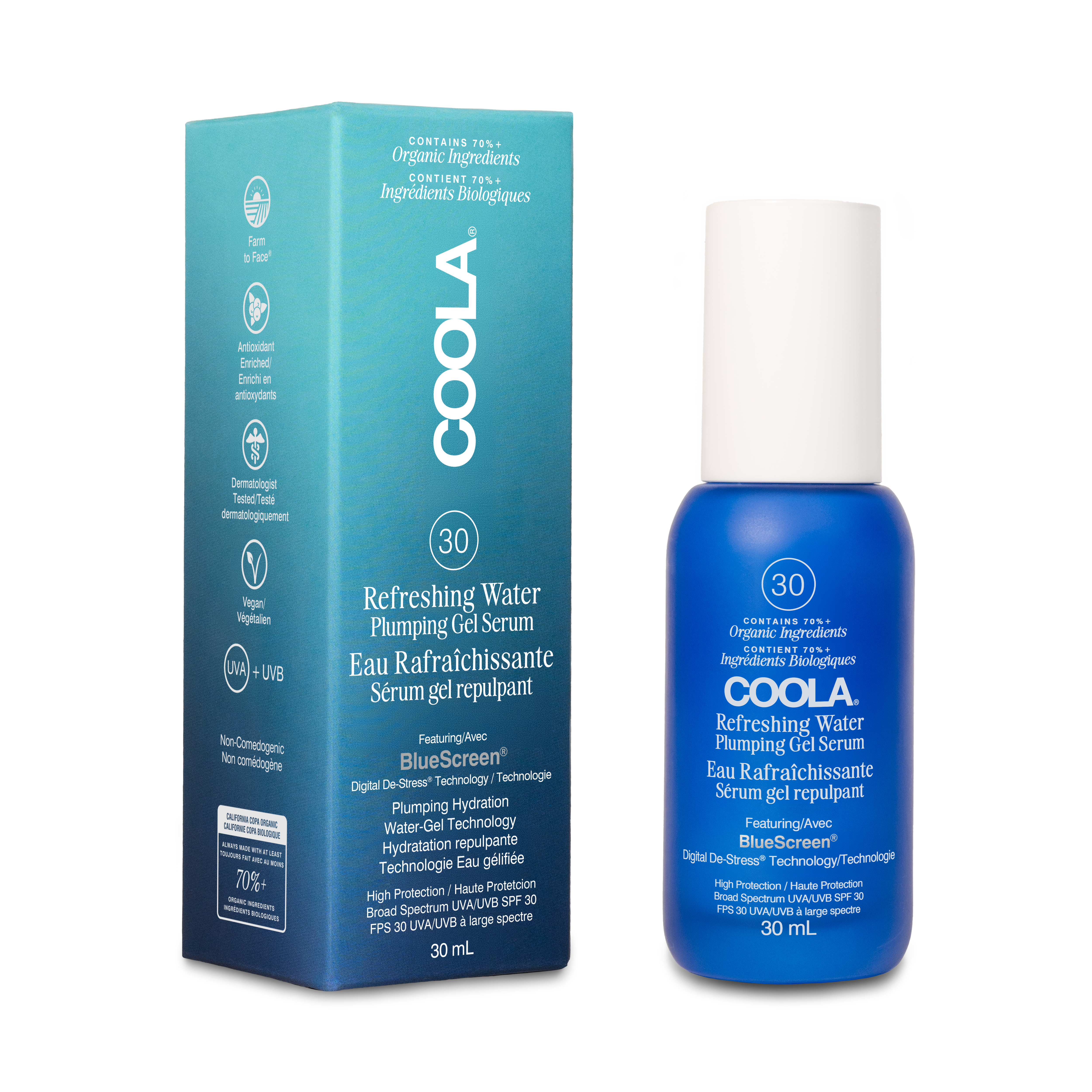 Coola Refreshing Water Plumping Gel Serum SPF 30