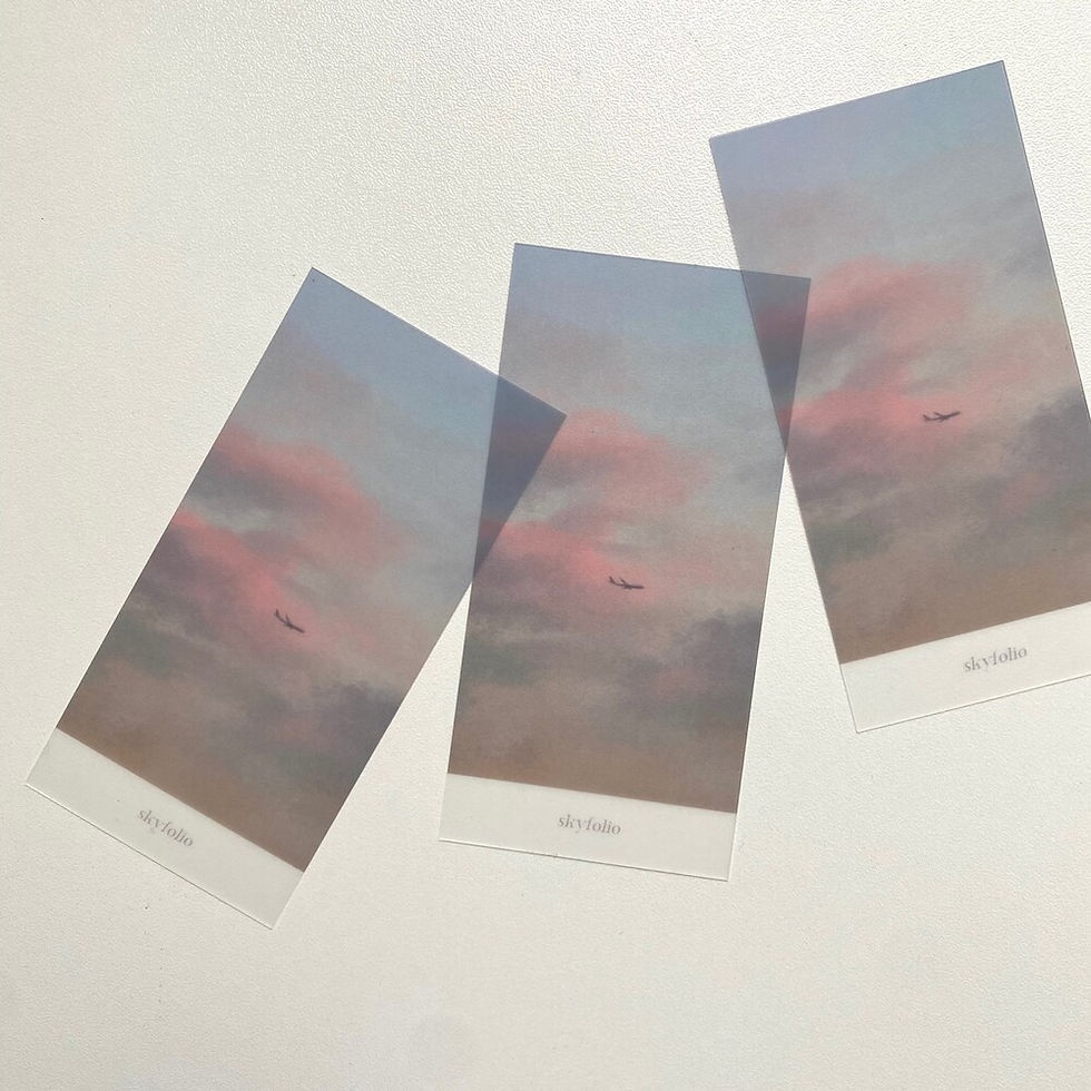縮圖：Skyfolio Flying in the Evening Sky 半透明書籤