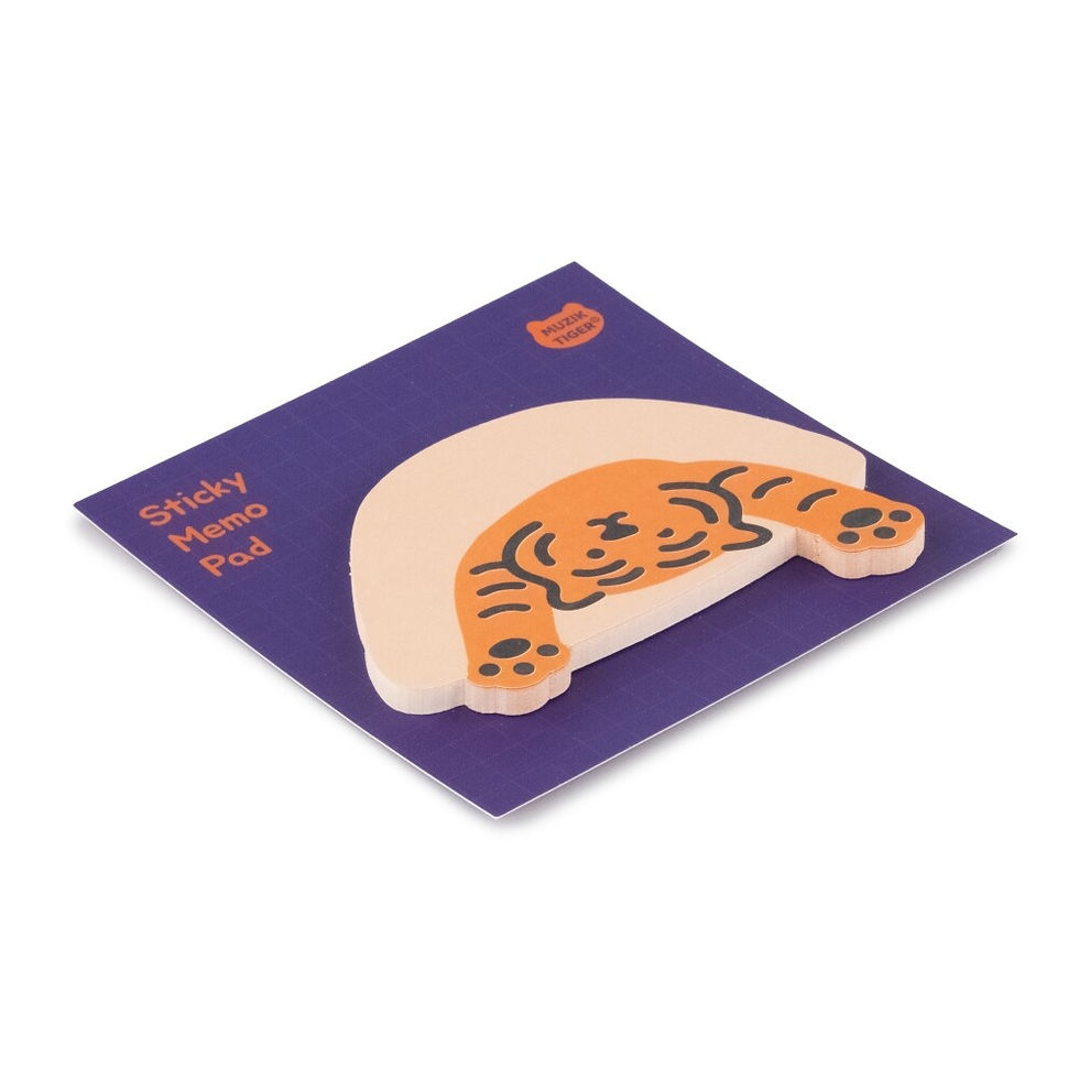 縮圖：Muzik Tiger Cozy Tiger Sticky Memo Pad 便條紙